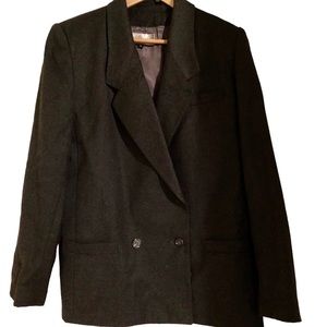 Bankers Club Wool Blazer gray size 14
